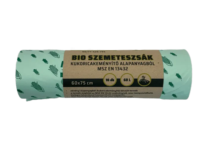 100% Compostable Plant-Based Trash Bags