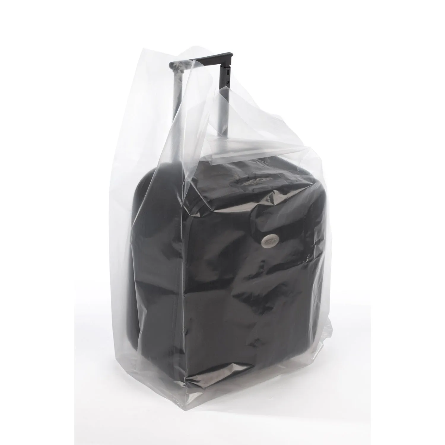 12" x 8" x 24" x 3 mil Clear Eco-Manufactured Plastic Side-Gusseted Bags (Case of 500)