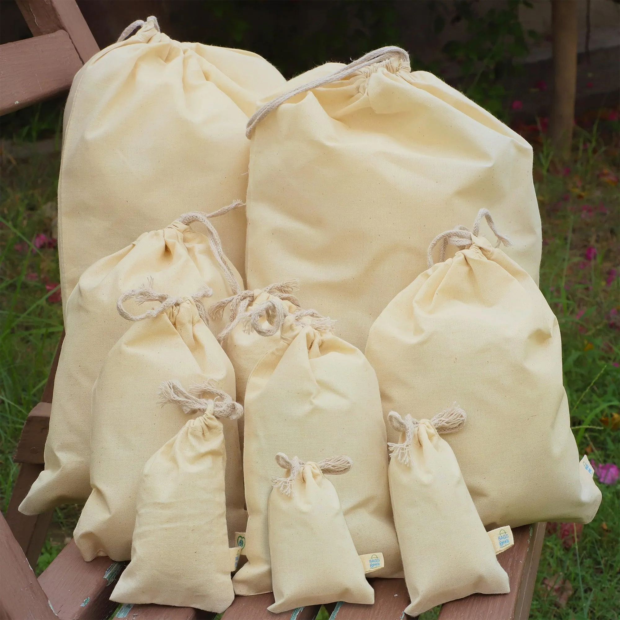 6x10 Inch Single Drawstring Bags