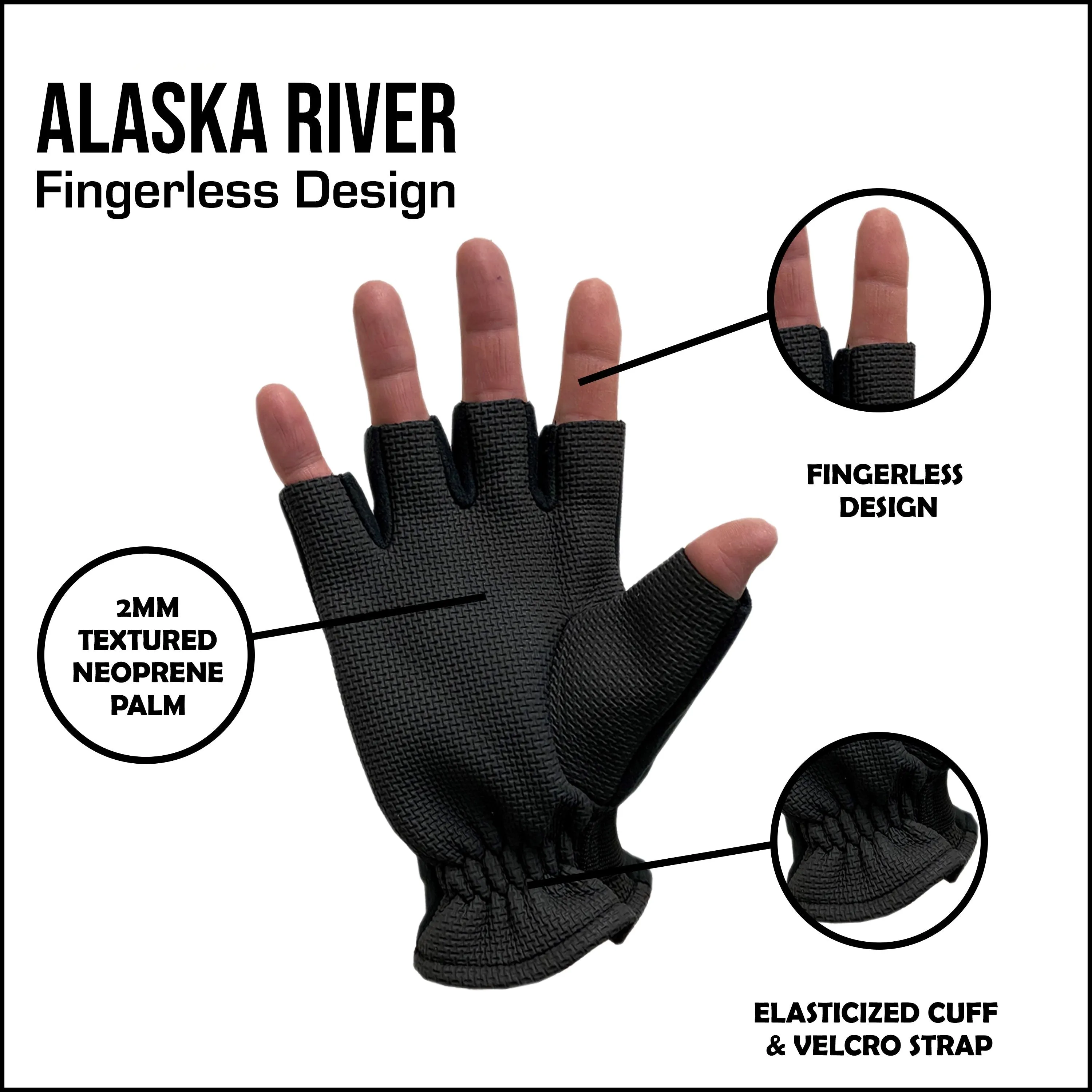 Alaska River™ Series Fingerless Glove
