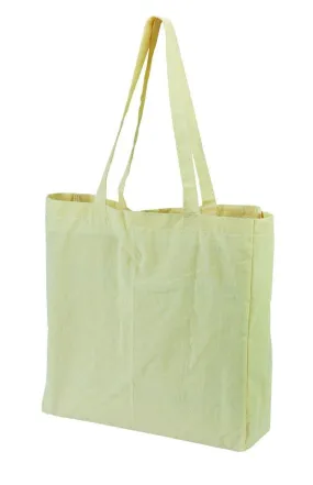 CALICO BAG WITH GUSSET