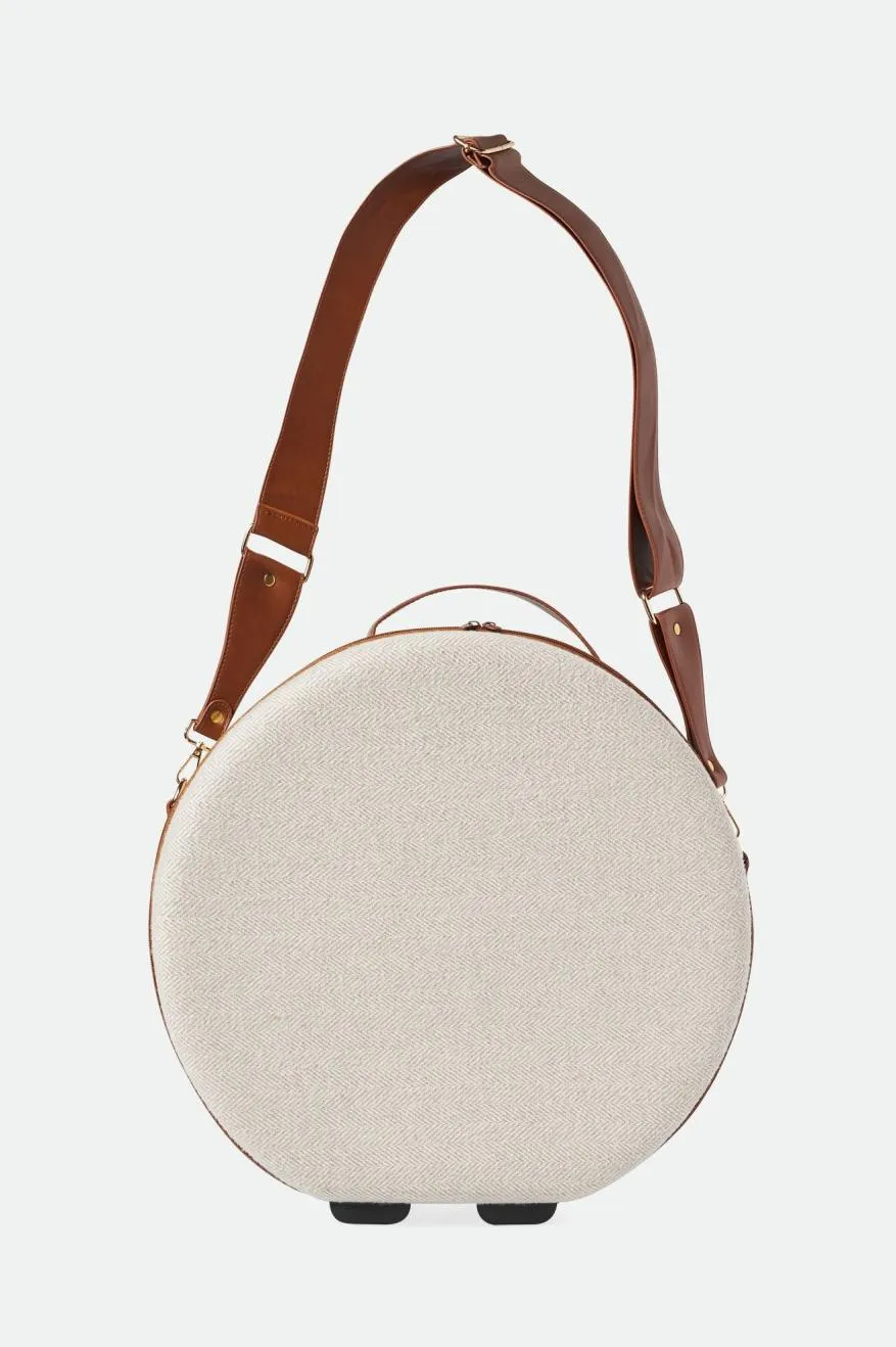 Done Proper Fedora Travel Case - Cream/Beige