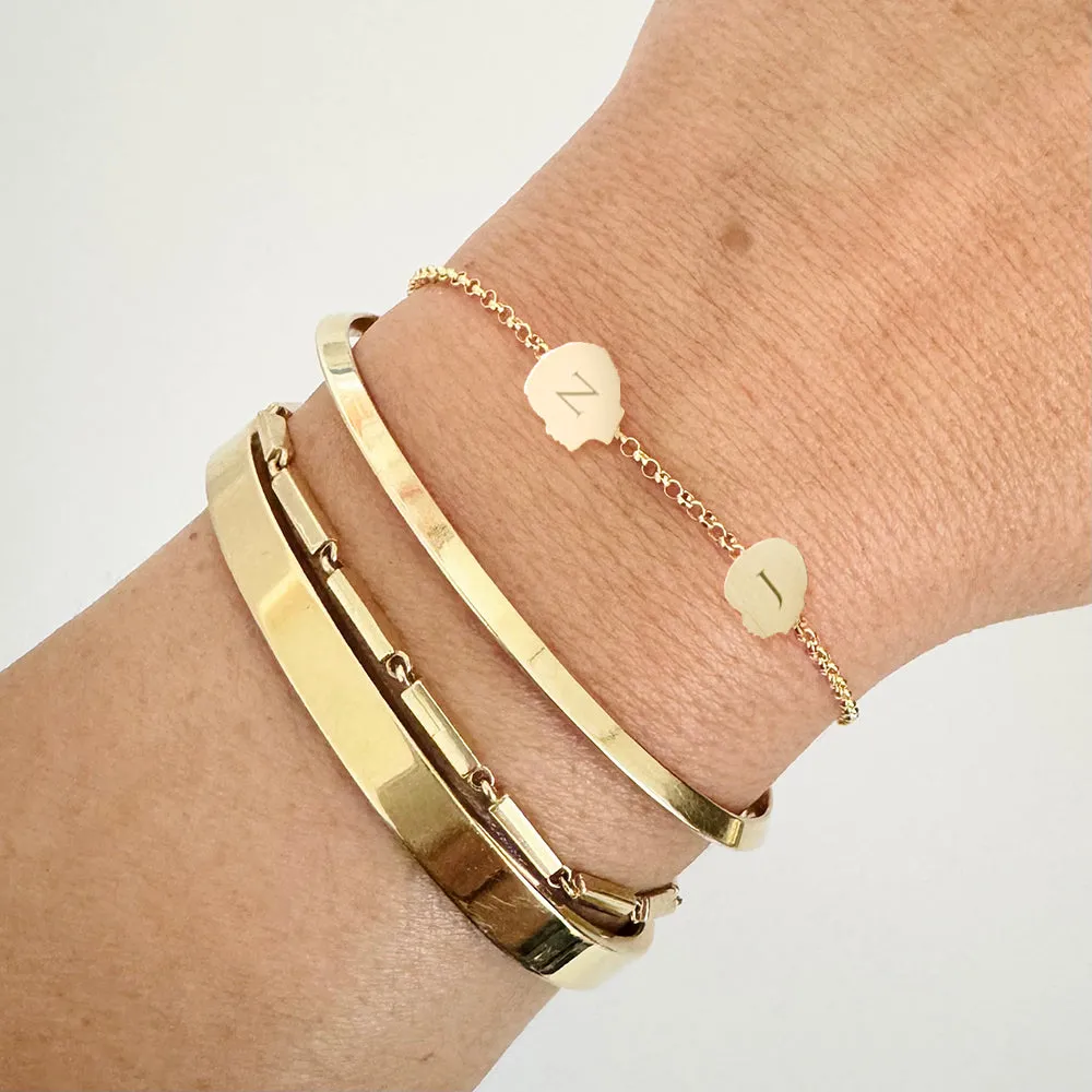 Fixed Silhouette Charm Bracelet