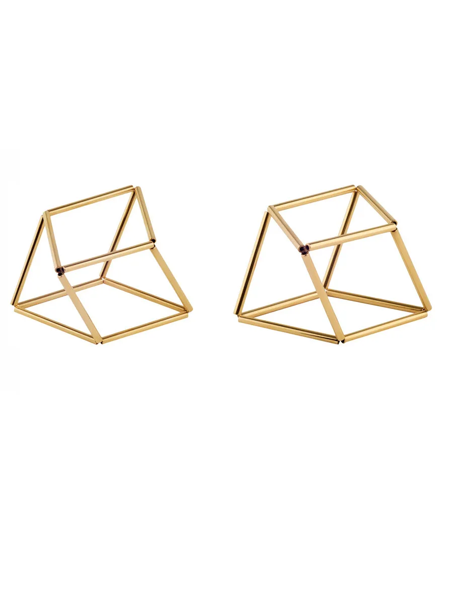 Gold Cube Bracelet
