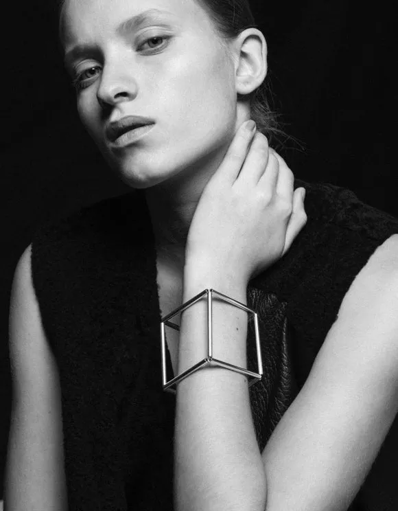 Gold Cube Bracelet