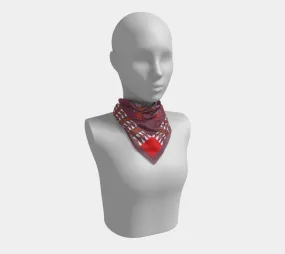 Gratitude Rose Square Scarf