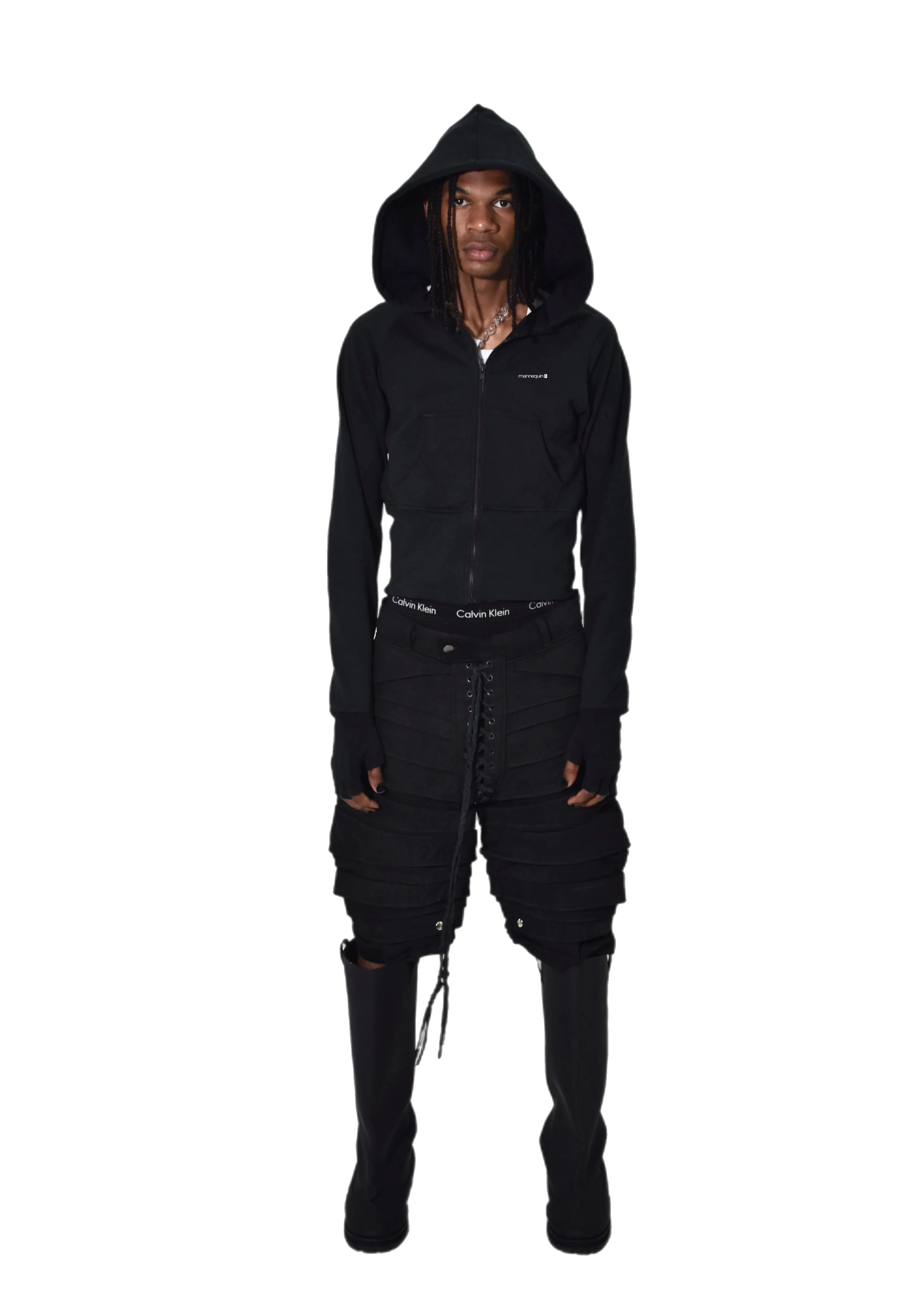 Mannequin 2.0 Zip Hoodie (Black)