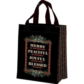 MERRY BE YOUR CHRISTMAS DAILY TOTE