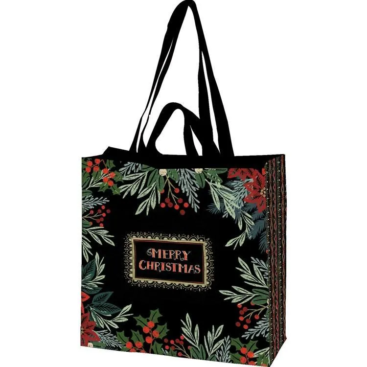 MERRY CHRISTMAS MARKET TOTE