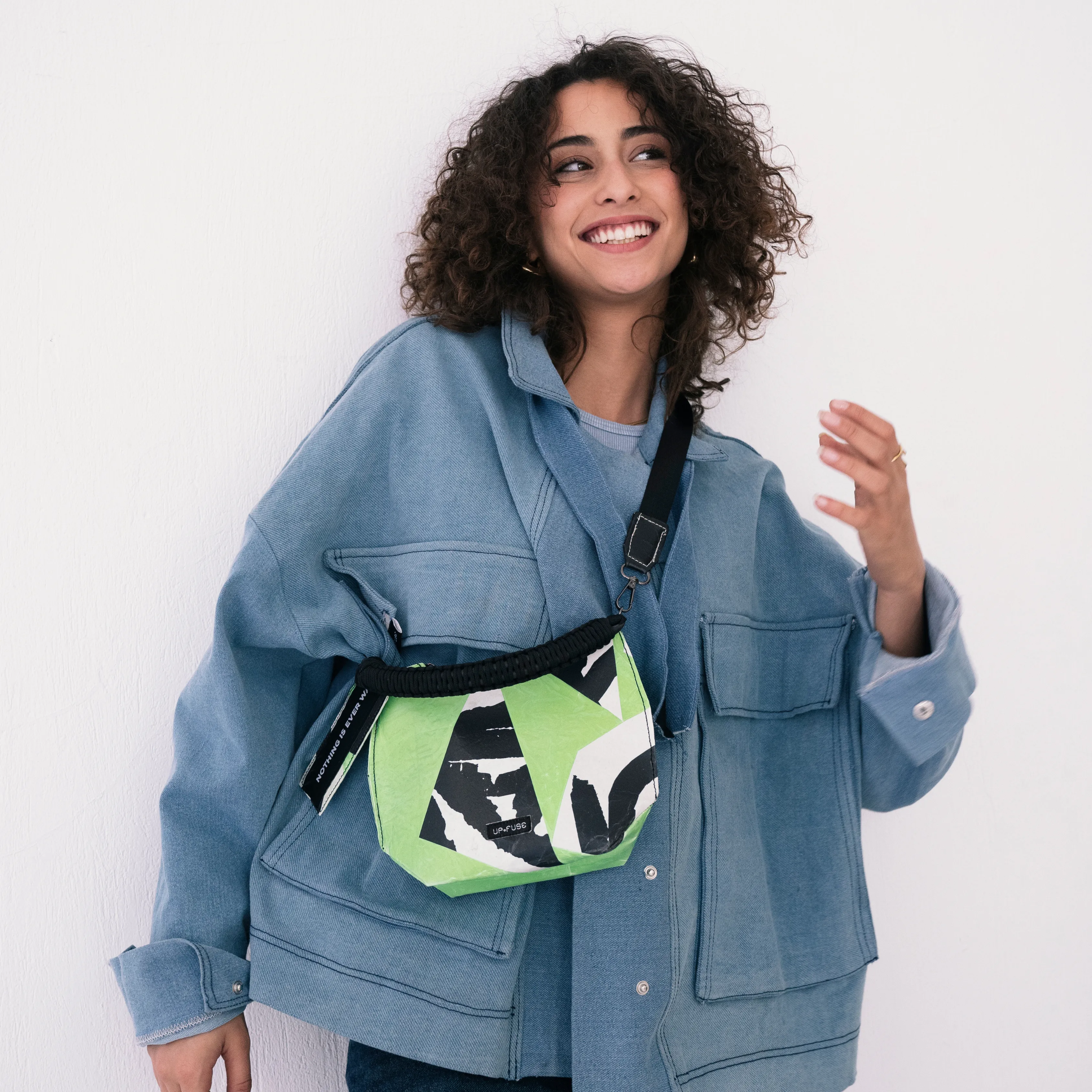 Mini Luna bag - Lime Confetti