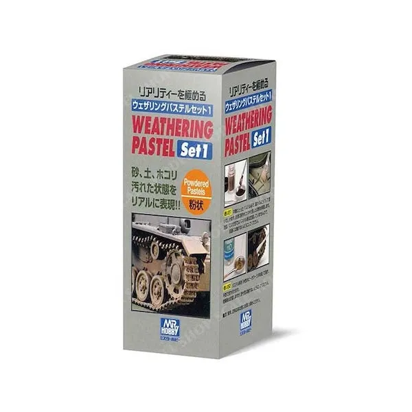 Mr Hobby PP101 Mr Weathering Pastel Set 1