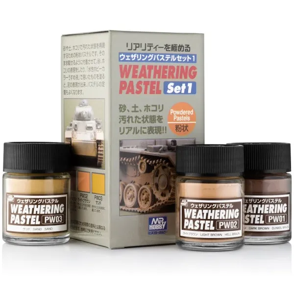 Mr Hobby PP101 Mr Weathering Pastel Set 1