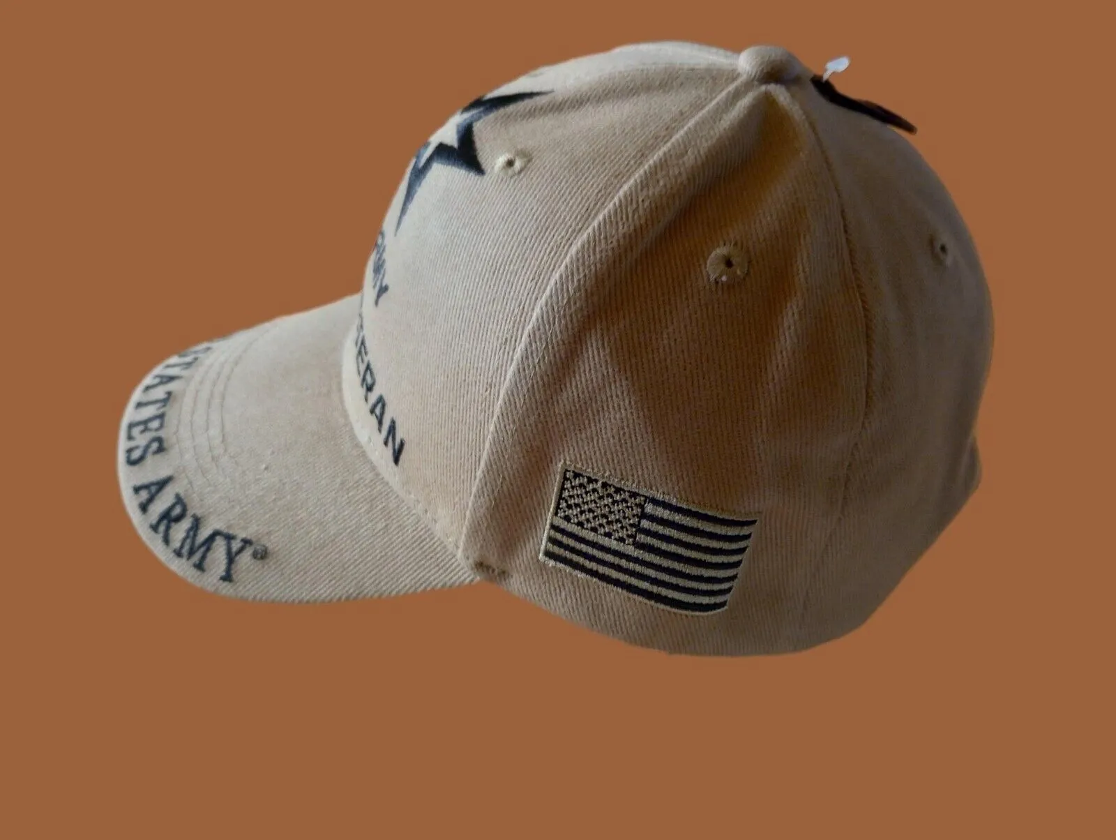 NEW U.S MILITARY ARMY COMBAT VETERAN EMBROIDERED HAT CAP OFFICIAL LICENSED HATS