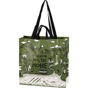 NO REASON TO STAY HOME MARKET TOTE