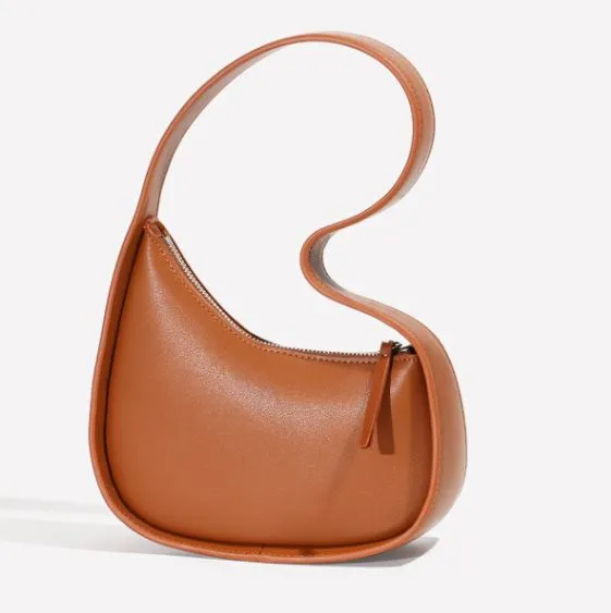 PB139 Brown Irregular Shape Purse
