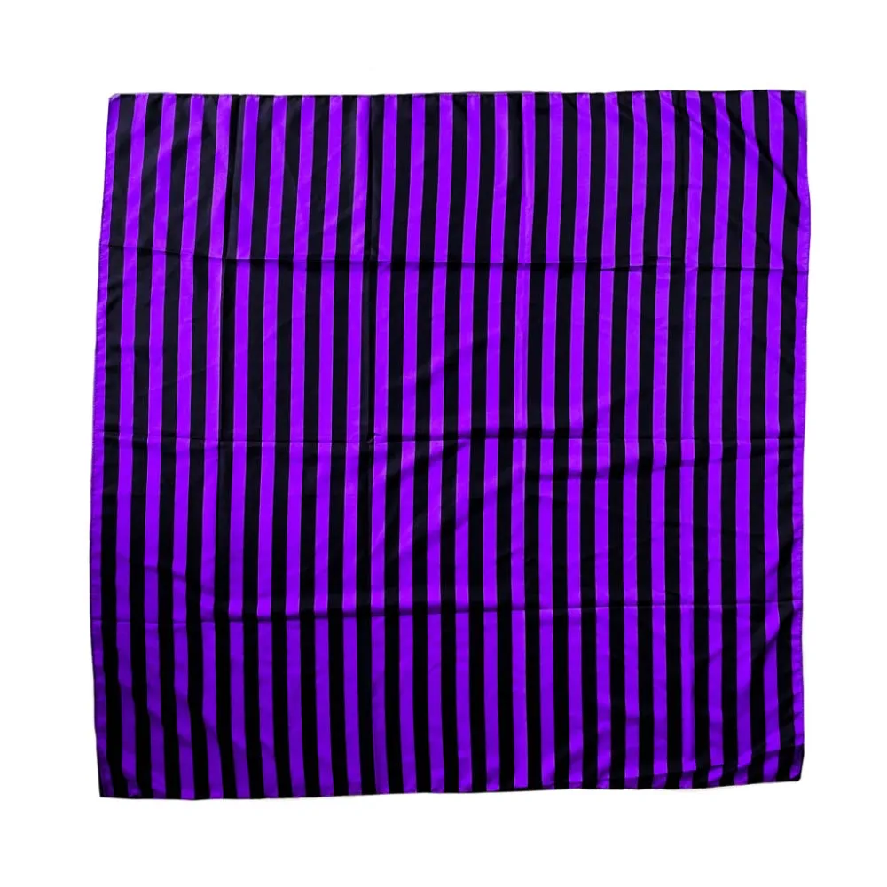 Purple and Black Striped Tarot Cloth