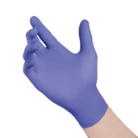 Techniglove RV402 Nitrile Gloves, RiVAL Powder-Free, Blue, Medium, 1000/Case