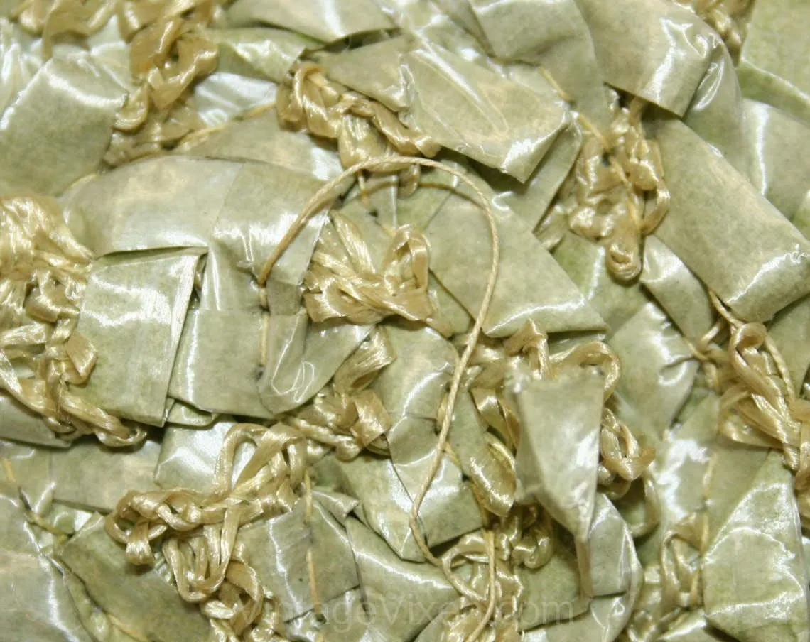 Wide Brim Hat - Tender Spring Green - 1960s - Ribbon - Straw 41427-1