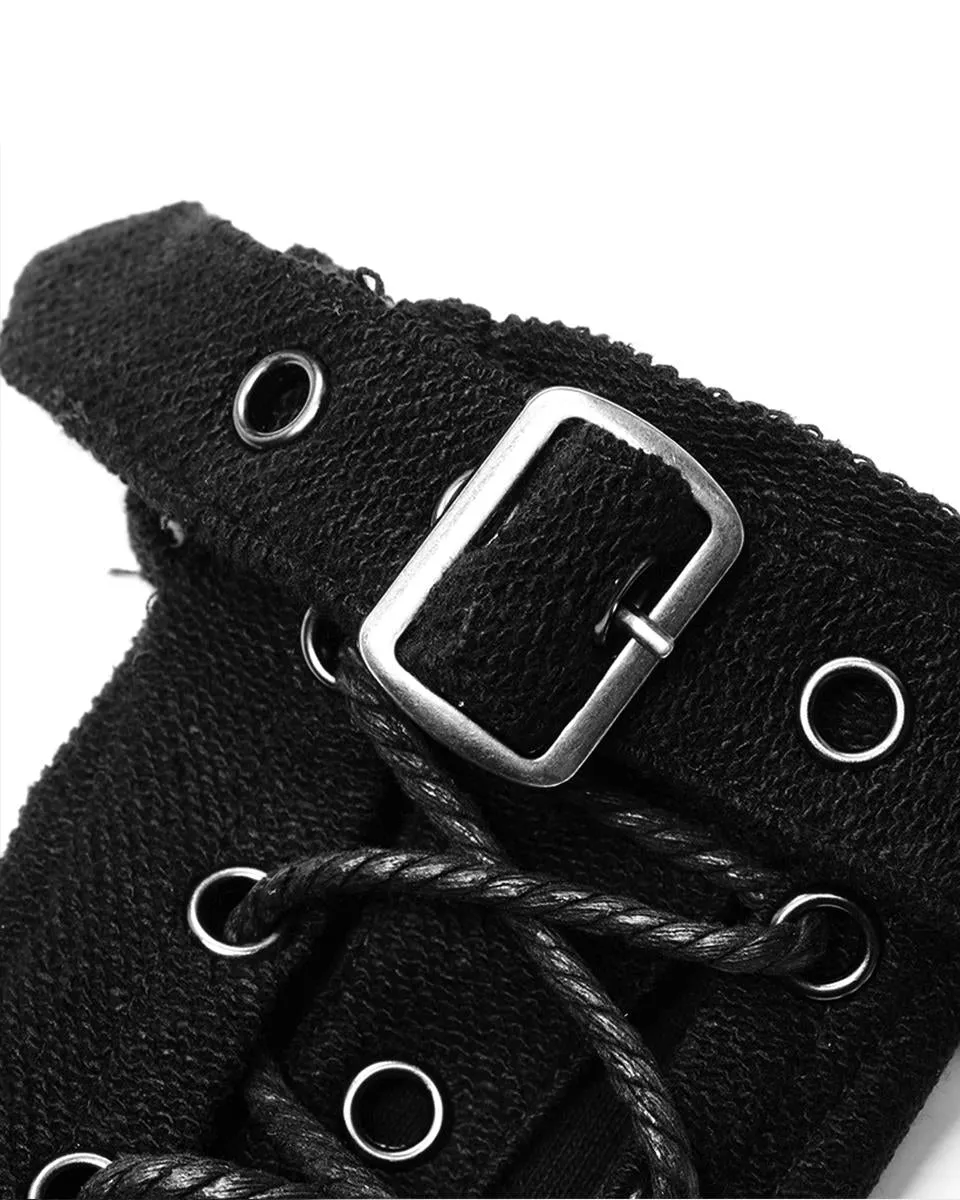 WS-471 Dystopia Mens Apocalyptic Fingerless Gloves