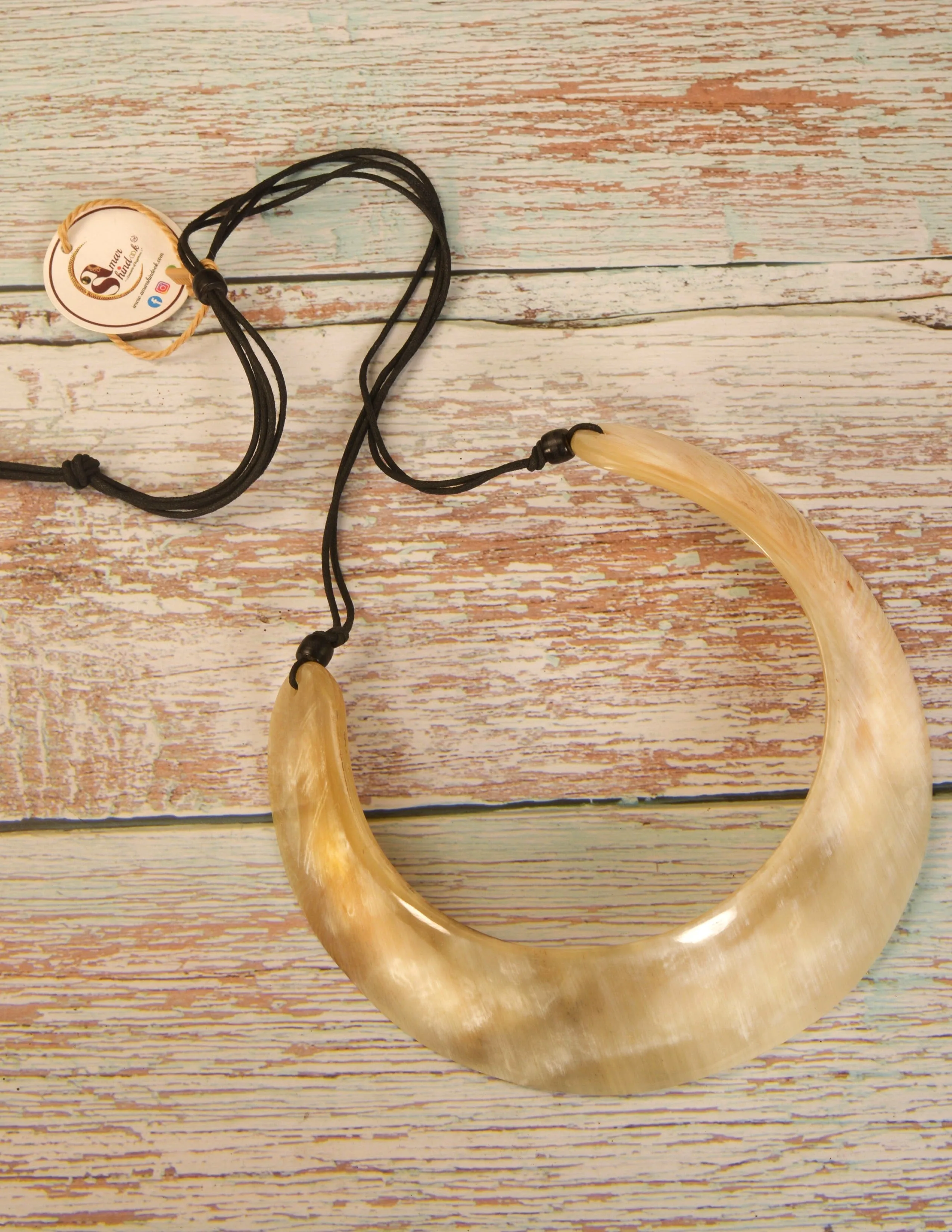 Yalinee Horn Hasli Necklace